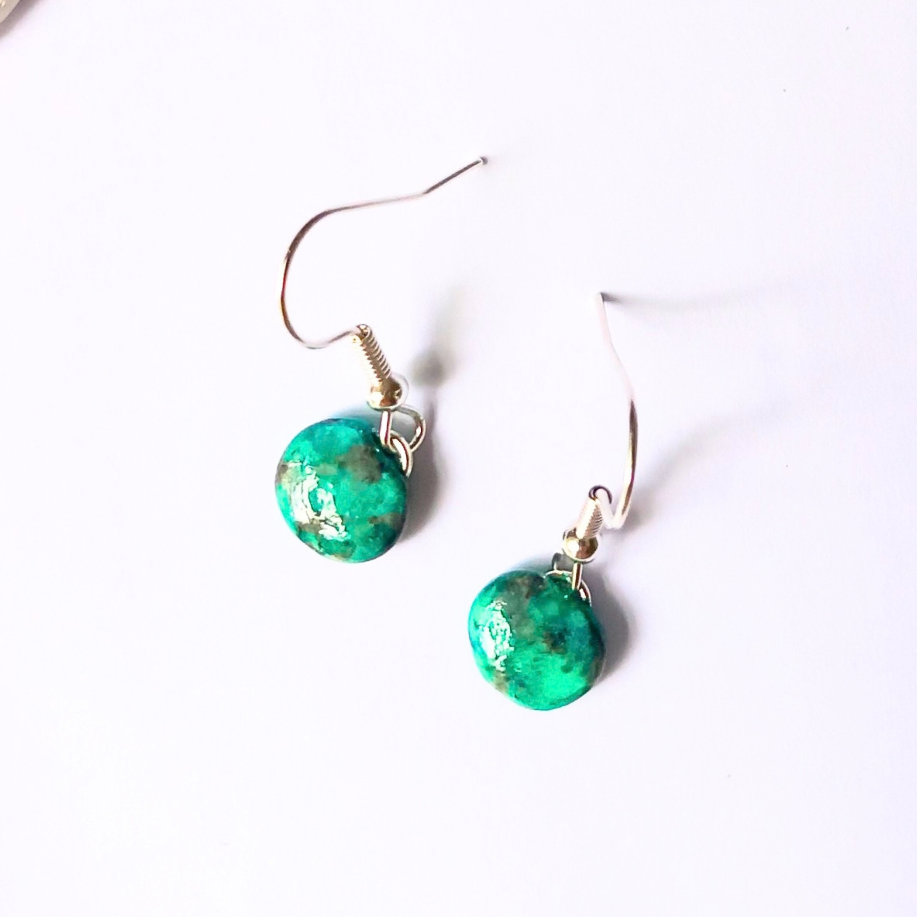 Ohrringe rund - handgemachter Fimo-Schmuck für jeden Stil